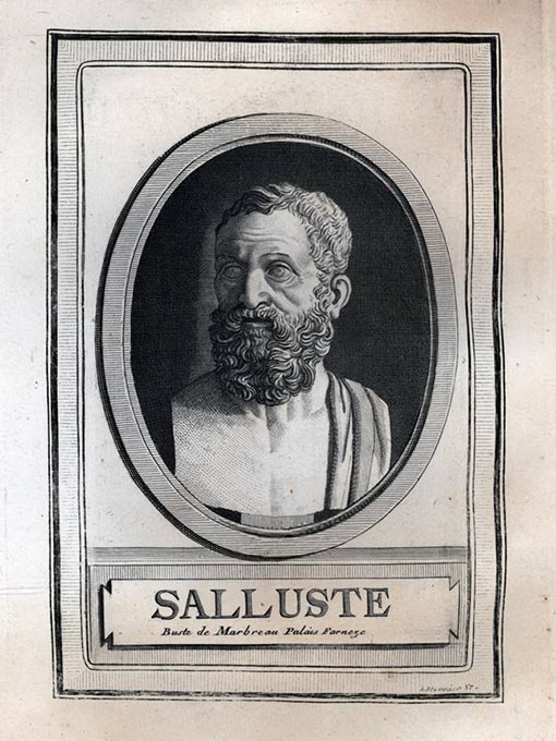 Portrait of Sallustius by Louis-Gabriel Monnier from the 18th century.